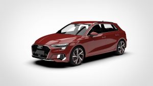奥迪 A3 Audi A3 2021 3D模型-启模网
