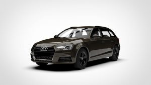 奥迪A4 Audi A4 Avant 2019 3D模型-启模网
