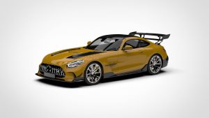奔驰 AMG GT Mercedes Benz AMG GT Black Series 2021 Low Poly-启模网