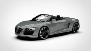 奥迪 R8 Audi R8 E-Tron Spyder 2016 3D模型-启模网