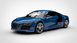 奥迪 R8 Audi R8 E-Tron Prototype 2013 3D模型-启模网