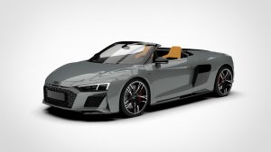 奥迪 R8 Audi R8 Spyder 2019 3D模型-启模网