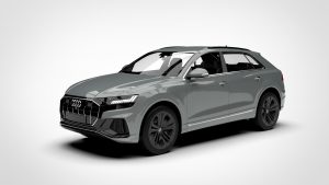 奥迪 Q8 Lowpoly Audi Q8 S Line 2019 3D模型-启模网