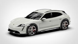 保时捷 Taycan Porsche Taycan Turbo Cross Turismo 2023 3D模型-启模网