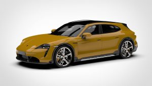 保时捷 Taycan Porsche Taycan Turbo S Cross Turismo 2021 3D模型-启模网
