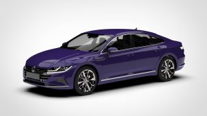 大众 Arteon Volkswagen Arteon Hybrid 2021 3D模型-启模网