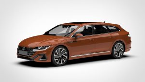 大众 Arteon Volkswagen Arteon Shooting Brake Hybrid 2021 3D模型-启模网