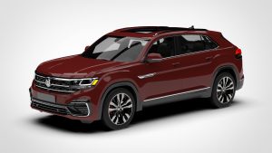 大众 Atlas Volkswagen Atlas Cross Sport R Line 2021 3D模型-启模网