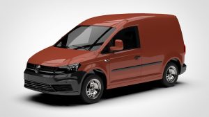 大众 开迪 Volkswagen Caddy Panel Van L1 2017 3D模型-启模网