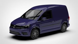 大众 开迪 Volkswagen Caddy Uk Spec Trendline 2020 3D模型-启模网