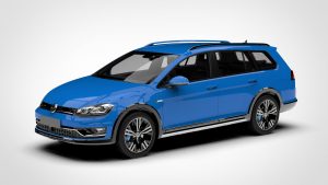 大众 高尔夫 Volkswagen Golf Alltrack 2019 3D模型-启模网