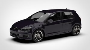 大众 高尔夫 Volkswagen Golf TDI 4 Motion 5d Typ 5g 2013 3D模型-启模网