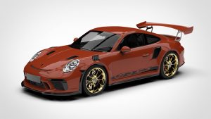 保时捷 911 Porsche 911 GT3 RS 2019  3D模型-启模网
