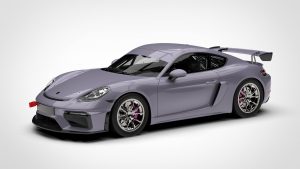 保时捷 718 Porsche 718 Cayman GT4 Clubsport 2019 3D模型-启模网