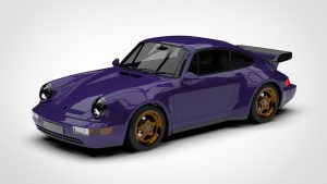 保时捷 911 Porsche 911 964 Turbo 1993 3D模型-启模网