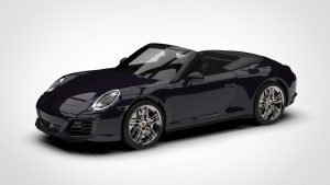 保时捷 911 Porsche 911 Carrera 4S Cabriolet 2016 3D模型-启模网