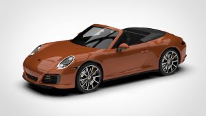 保时捷 911 Porsche 911 Carrera Cabriolet 2016 3D模型-启模网