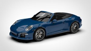 保时捷 911 Porsche 911 Carrera GTS Cabriolet 991 2015 3D模型-启模网
