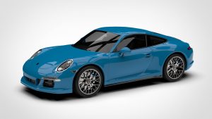 保时捷 911 Porsche 911 Carrera GTS Coupe 991 2015 3D模型-启模网