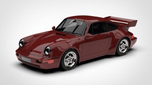 保时捷 911 Porsche 911 Carrera RS 964 3D模型-启模网