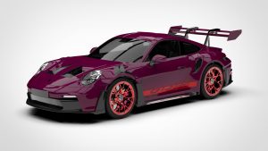 保时捷 911 Porsche 911 GT3 RS 2022 3D模型-启模网