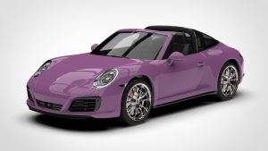 保时捷 911 Porsche 911 Targa 4 991 2016 3D模型-启模网
