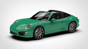保时捷 911 Porsche 911 Targa 4S 2014 3D模型-启模网