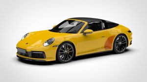保时捷 911 Porsche 911 Targa 4S 2021 3D模型-启模网