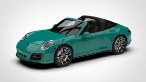 保时捷 911 Porsche 911 Targa 4S 991 2016 3D模型-启模网