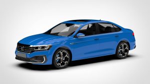 大众 帕萨特 Volkswagen Passat R Line 2020 3D模型-启模网
