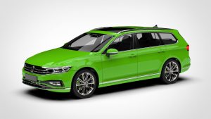 大众 帕萨特 Volkswagen Passat Variant 2020 3D模型-启模网