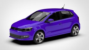 大众 Polo Volkswagen Polo 5 Door 3D模型-启模网