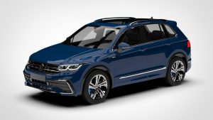 大众 途观 Volkswagen Tiguan R Line 2021 3D模型-启模网