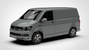 大众 Transporter Volkswagen Transporter Van L1h1 Highline T6 2018 3D模型-启模网