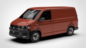 大众 Transporter Volkswagen Transporter Van L1h1 T6 2017 3D模型-启模网