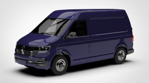 大众 Transporter Volkswagen Transporter Van L1h2 T61 2020 3D模型-启模网