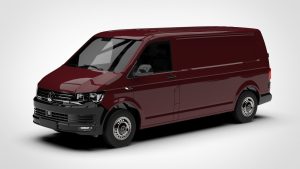 大众 Transporter Volkswagen Transporter Van L2h1 T6 2017 3D模型-启模网