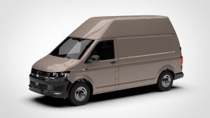 大众 Transporter Volkswagen Transporter Van L2h3 T6 2017 3D模型-启模网