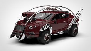 宾利 欧陆 Mad Max Grizzly Bentley Continental GT 2015 3D模型-启模网