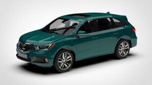 讴歌 MDX Acura MDX A-Spec 2019 3D模型-启模网