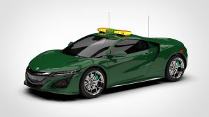 讴歌 NSX Acura NSX Safety Car 2016 3D模型-启模网