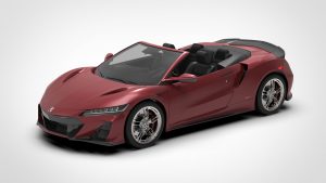 讴歌 NSX Acura NSX Type S Cabrio 2022 3D模型-启模网