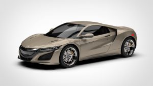 讴歌 NSX Acura NSX 2016 3D模型-启模网