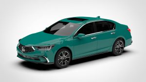 讴歌 RLX Acura RLX 2021 3D模型-启模网
