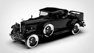 凯迪拉克 Cadillac V16 Roadster Low Poly 1930 3D模型-启模网