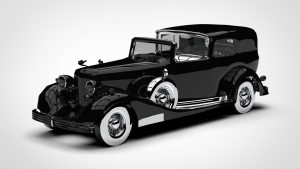 凯迪拉克 Cadillac V16 Town Car Low Poly 1933 3D模型-启模网