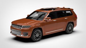 吉普 大切诺基 Jeep Grand Cherokee 2022 3D模型-启模网