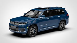 吉普 大切诺基 Jeep Grand Cherokee L 2021 3D模型-启模网