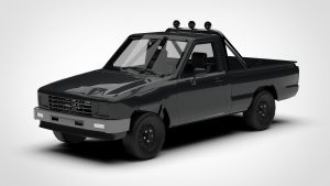 丰田 皮卡 Toyota Pickup Camouflage 3D模型-启模网