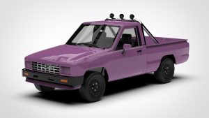 丰田 皮卡 Toyota Pickup Hillux 1983 3D模型-启模网